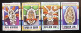 Poštovní známky Papua Nová Guinea 1990 Masky Mi# 616-19