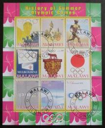 Poštovní známky Malawi 2008 Historie olympijských her