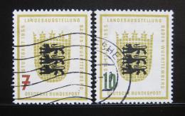 Poštovní známky Nìmecko 1955 Znak Baden-Württemberg Mi# 212-13