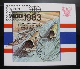 Poštovní známka Laos 1983 Výstava BANGKOK Mi# Block 98