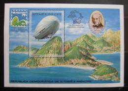 Poštovní známka Svatý Tomáš 1979 Vzducholoï Mi# Block 36 Kat 25€