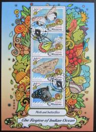 Poštovní známky Maledivy 2017 Motýli Mi# 6773-76