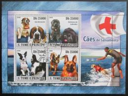 Potovn znmky Svat Tom 2008 Psi pro erven k Mi# 3663-66 - zvtit obrzek