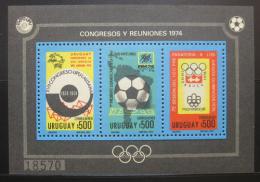 Poštovní známka Uruguay 1974 Výroèí Mi# Block 21 Kat 70€