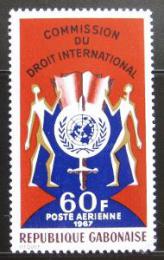Potovn znmka Gabon 1967 Komise pro lidsk prva Mi# 288