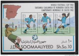 Poštovní známky Somálsko 1982 MS ve fotbale Mi# Bl 12