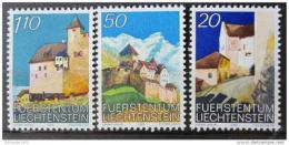 Poštovní známky Lichtenštejnsko 1986 Hrad Vaduz Mi# 896-98