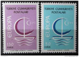 Poštovní známky Turecko 1966 Evropa CEPT Mi# 2018-19