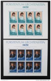 Poštovní známky Lichtenštejnsko 1982 Výstava LIBA Mi# 797-98 Kat 24€