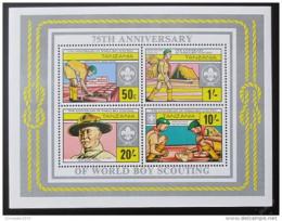 Poštovní známky Tanzánie 1982 Skautský rok Mi# Block 29