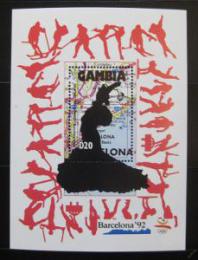 Poštovní známka Gambie 1992 LOH Barcelona Mi# Block 145