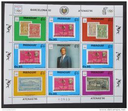Poštovní známky Paraguay 1990 LOH Barcelona Mi# 4449 Kat 40€