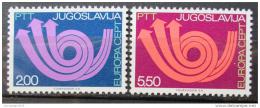Poštovní známky Jugoslávie 1973 Evropa CEPT Mi# 1507-08