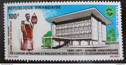 Poštovní známka Rwanda 1971 Africká poštovní unie Mi# 463 