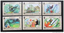 Poštovní známky Jersey 1988 Prùzkumné operace Mi# 447-52