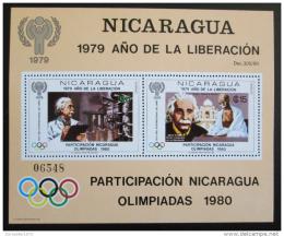 Poštovní známka Nikaragua 1980 LOH Moskva Mi# Block 113 Kat 40€