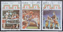 Potovn znmky Kuba 1990 Karibsk hry Mi# 3449-51