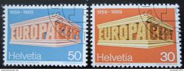 Poštovní známky Švýcarsko 1969 Evropa CEPT Mi# 900-01
