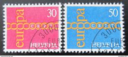 Poštovní známky Švýcarsko 1971 Evropa CEPT Mi# 947-48
