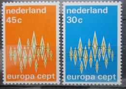Poštovní známky Nizozemí 1972 Evropa CEPT Mi# 987-88