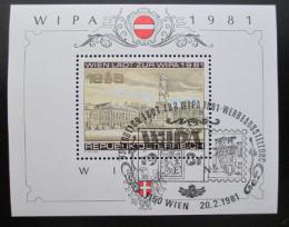 Poštovní známka Rakousko 1981 WIPA výstava Mi# Block 5