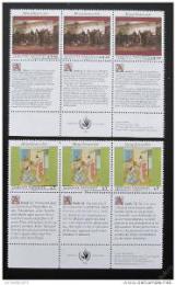 Poštovní známky OSN Vídeò 1990 Lidská práva Mi# 108-09