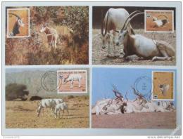 Maxikarty Niger 1985 Adax, WWF 027 Mi# 941-44