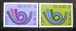 Poštovní známky Island 1973 Evropa CEPT Mi# 471-72