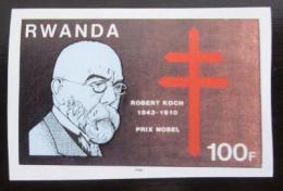 Poštovní známka Rwanda 1982 Robert Koch, neperf. Mi# 1190 B Kat 7.50€