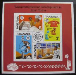 Poštovní známky Tanzánie 1976 Telekomunikace Mi# Block 1