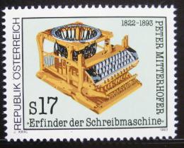 Poštovní známka Rakousko 1993 Starý psací stroj Mi# 2088