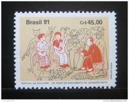 Potovn znmka Brazlie 1991 Festival folklru Mi# 2425