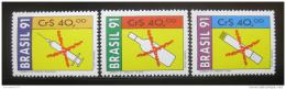 Poštovní známky Brazílie 1991 Boj proti závislostem Mi# 2407-09