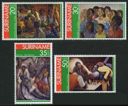 Poštovní známky Surinam 1976 Umìní Mi# 732-35