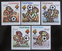 Poštovní známky Mosambik 1982 MS ve fotbale Mi# 884-88
