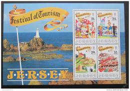 Poštovní známky Jersey 1990 Festivaly Mi# Block 5