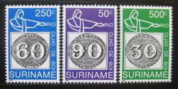 Poštovní známky Surinam 1993 Výstava BRASILIANA Mi# 1450-52