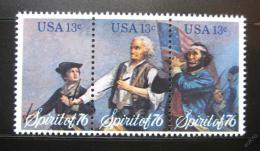 Poštovní známky USA 1976 Americká revoluce Mi# 1197-99