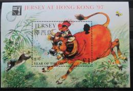 Poštovní známka Jersey 1997 Rok vola Mi# Block 14