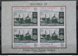 Poštovní známky Turecko 1985 Výstava ISTANBUL Mi# Block 24