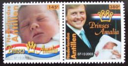 Poštovní známky Nizozemské Antily 2005 Narození princezny Mi# 1262-63