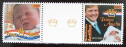 Poštovní známky Nizozemské Antily 2005 Narození princezny Mi# 1262-63