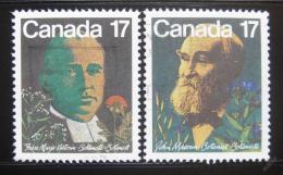 Poštovní známky Kanada 1981 Botanici Mi# 806-07