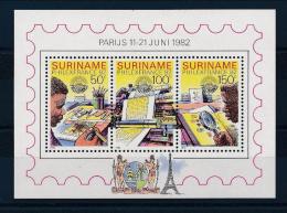 Poštovní známky Surinam 1982 Výstava PHILEXFRANCE Mi# Block 34