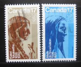 Poštovní známky Kanada 1981 Sochy, Emile Brunet Mi# 796-97