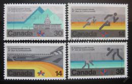 Poštovní známky Kanada 1978 Hry spoleèenství Mi# 698-701