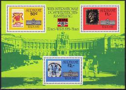 Poštovní známky Surinam 1981 Výstava WIPA Mi# Block 30