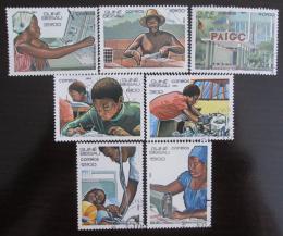 Potovn znmky Guinea-Bissau 1984 Nezvislost Mi# 797-803
