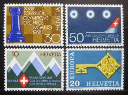 Poštovní známky Švýcarsko 1968 Výroèí a události Mi# 870-73