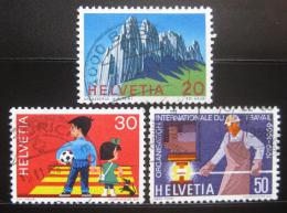 Poštovní známky Švýcarsko 1969 Výroèí a události Mi# 911-13